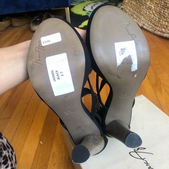 Max Azria Runway Leather Sandals/Shoes - Picture 6 of 6